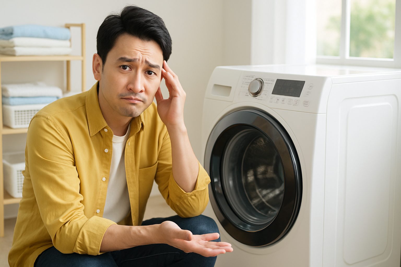 ドラム型洗濯機の写真